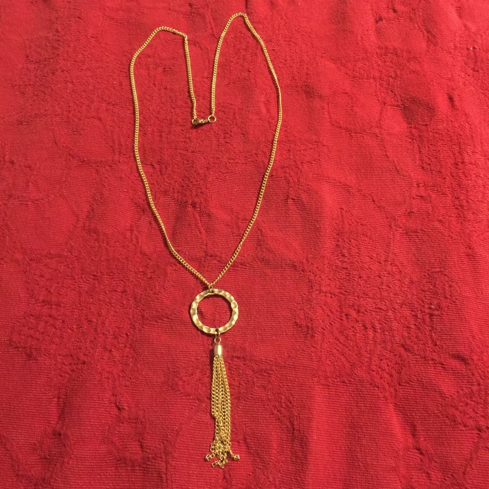 Necklace with tassel